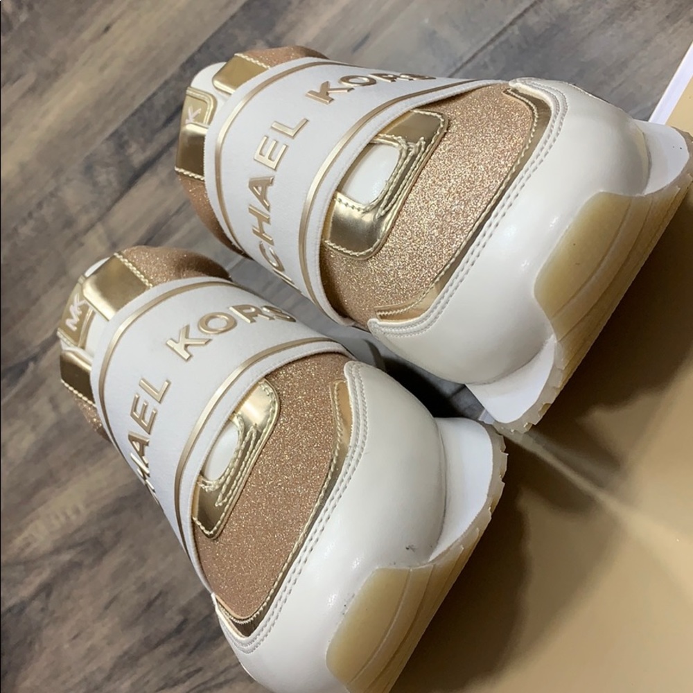 MICHAEL KORS TEDDI TRAINER PIXIE FINE GLITTER - Picture 9 of 16